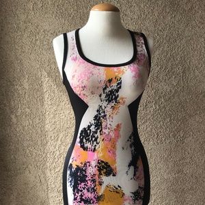 Muti colored fitted dress